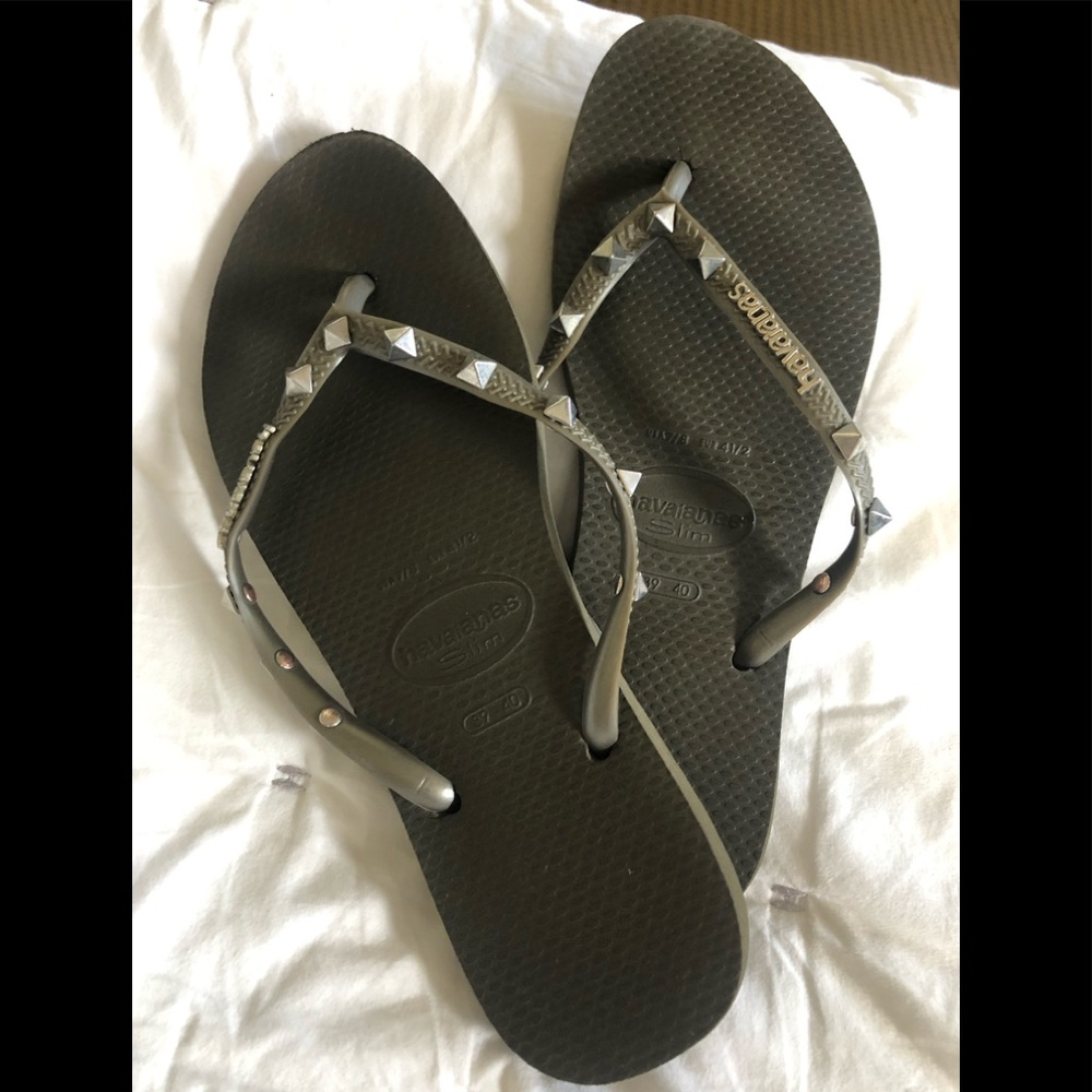 Womens Havianas embellished sandals